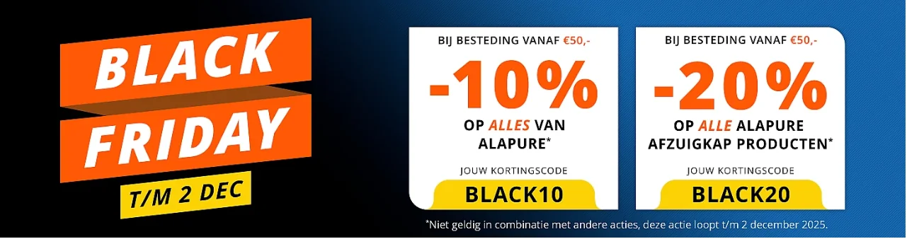 Bewijs van coupon - Waterfilterexpert - Waterfilterexpert [[Black Friday]] 10% korting op alles van Alapure - verlopen